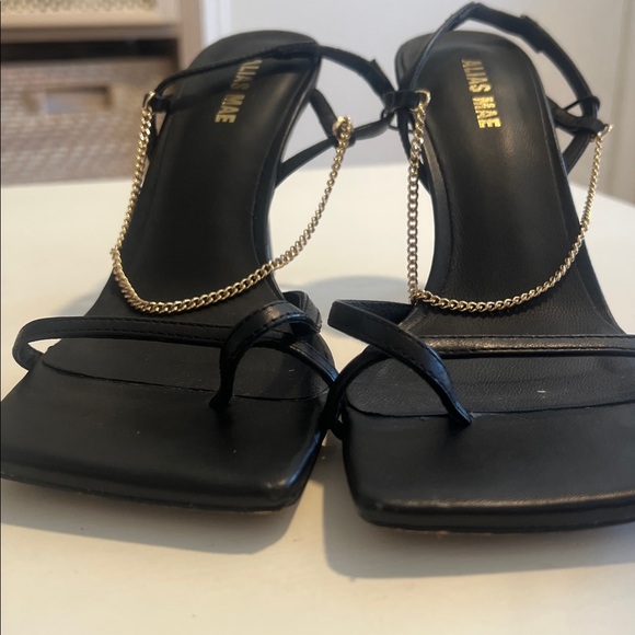 Alias Mae Levi Heel in Black With Chain-37 main image 3